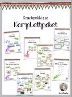 Vorschau - Arbeitsblätter - Komplettpaket Drachenklasse - Deckblatt