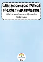 Vorschau - Mal- und Bastelvorlagen - Wachsendes Paket für die Fledermausklasse - Deckblatt