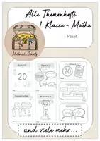 Vorschau - Arbeitsblätter - Alle Themenhefte 1. Klasse Mathe - Deckblatt