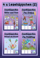 Vorschau - Arbeitsblätter - 4 x Lesehäppchen (2) (Klassen 1 und 2) - Deckblatt