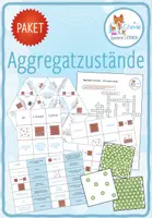 Vorschau - Arbeitsblätter - Aggregatzustände – 5x Spiele und Aktivitäten - Deckblatt