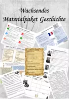 Vorschau - Arbeitsblätter - Wachsendes Materialpaket - Geschichte - Deckblatt