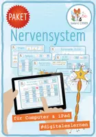 Vorschau - Spiele - Nervensystem - 7x digitale Spiele und Aktivitäten für Computer & iPad - Deckblatt