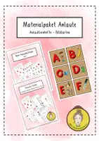 Vorschau - Arbeitsblätter - Materialpaket Anlaute üben - Deckblatt