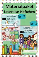 Vorschau - Arbeitsblätter - Materialpaket Lesereise-Heftchen Nr. 7 + Nr. 8 - Deckblatt
