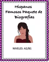 Vista previa - Refuerzo / NEE / Materiales de apoyo - Hispanos Famosos Paquete de Biografías (-40%) - Portada