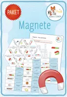 Vorschau - Arbeitsblätter - Magnete – 4x Aktivitäten und Spiele - Deckblatt