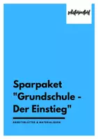 Vorschau - Arbeitsblätter - Sparpaket "Grundschule" - Tolle Materialien für den Einstieg mit Grundschüler*Innen - Deckblatt