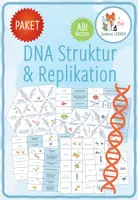Vorschau - Arbeitsblätter - DNA Struktur & Replikation – 7x Aktivitäten und Spiele (Abitur) - Deckblatt