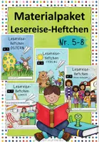 Vorschau - Arbeitsblätter - Materialpaket Lesereise-Heftchen Nr. 5-8 - Deckblatt