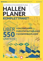 Vorschau - Stundenentwürfe - Der Hallenplaner, +Schwimmen & Leichtathletik – Komplettpaket 550 Grafiken! Geräteaufbau für den Sportunterricht - Deckblatt