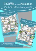 Vorschau - selbst erstellte Cliparts/Grafiken - Eisbär (mit Schleife) Clipart Kollektion - Deckblatt