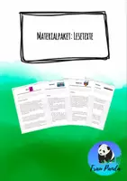 Vorschau - Arbeitsblätter - Materialpaket Lesetexte - Deckblatt