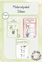 Vorschau - Arbeitsblätter - Materialpaket "Silben" - Deckblatt