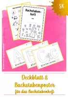 Vorschau - Arbeitsblätter - Materialpaket "Buchstabenheft" - Deckblatt
