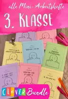Vorschau - Unterrichtsreihen - Mini-Arbeitshefte für die dritte Klasse Bundle Deutsch - Deckblatt