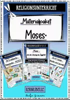 Vorschau - Unterrichtsreihen - Religion: Sparpaket Moses - und der Auszug aus Ägypten, Religionsunterricht - Deckblatt