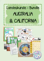 Vorschau - Stundenentwürfe - Landeskunde - Bundle: Australia & California - Deckblatt