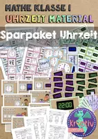 Vorschau - Stundenentwürfe - Sparpaket Uhrzeit - die volle Stunde - Deckblatt