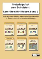 Vorschau - Arbeitsblätter - Lernrätsel: Materialpaket zu Konsonanten, Doppelkonsonanten, Konsonantenverbindungen Klasse 2 und 3 - Deckblatt