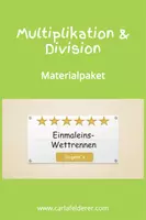 Vorschau - Spiele - Materialpaket: Multiplikation und Division Grundschule - Deckblatt