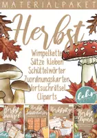 Vorschau - Arbeitsblätter - Herbst im Deutschunterricht 1. - 2.Klasse - Deckblatt