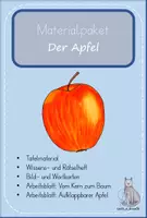 Vorschau - Arbeitsblätter - Materialpaket Apfel - Deckblatt