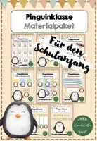 Vorschau - Bildkarten - Pinguinklasse Materialpaket - Deckblatt