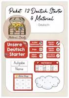 Vorschau - Spiele - Paket: Deutsch Starter & Material - Deckblatt