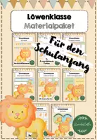 Vorschau - Fördermaterial/Inklusion - Löwenklasse Materialpaket - Deckblatt
