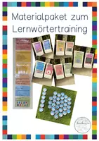 Vorschau - Stationenlernen - Materialpaket zum Lernwörtertraining - Deckblatt