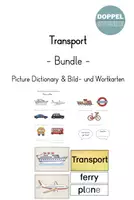 Vorschau - Arbeitsblätter - "Transport": Picture Dictionary & Bild- und Wortkarten - Deckblatt
