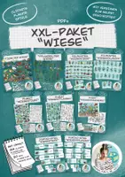 Vorschau - Spiele - XXL-Paket "Wiese" / Cliparts, Plakate, Spiele (auch zum selbst beschriften!) - Deckblatt