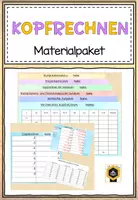 Vorschau - Fördermaterial/Inklusion - Kopfrechnen - Materialpaket - Deckblatt