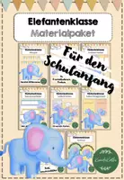 Vorschau - Fördermaterial/Inklusion - Elefantenklasse Materialpaket - Deckblatt