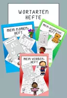 Vorschau - Arbeitsblätter - Wortarten Hefte - Deckblatt