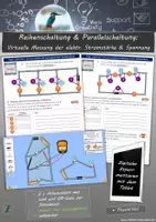Vorschau - Arbeitsblätter - Reihenschaltung & Parallelschaltung - Virtuelle Messungen der Stromstärke & Spannung mit dem Tablet (Sparpaket) - Deckblatt