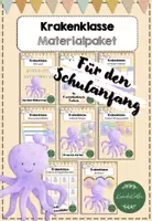 Vorschau - Fördermaterial/Inklusion - Krakenklasse Materialpaket - Deckblatt
