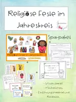 Vorschau - Unterrichtsreihen - Religiöse Feste im Jahreskreis - Sparpaket in Religion - Deckblatt