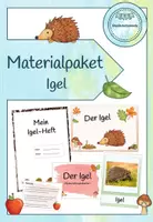 Vorschau - Arbeitsblätter - Materialpaket Igel ab Klasse 2 - Deckblatt