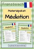 Vorschau - Merkblätter - Materialpaket französische Sprachmittlung/Médiation - Deckblatt