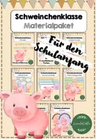 Vorschau - Fördermaterial/Inklusion - Schweinchenklasse Materialpaket - Deckblatt