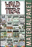 Vorschau - Unterrichtsreihen - Waldtiere - XXL Materialpaket - Deckblatt