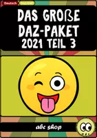 Vorschau - Arbeitsblätter - Das große DaZ-Paket Teil 3 (2021) zahlreiche Materialien zur Sprachförderung auf 179 Seiten - Deckblatt
