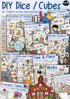 Vorschau - Spiele - DIY Dice / Cubes / Würfel für den Englischunterricht - Deckblatt