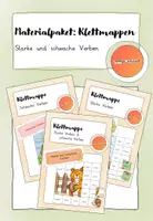 Vorschau - Spiele - Materialpaket: Klettmappen zu starken und schwachen Verben - Deckblatt