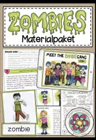 Vorschau - Arbeitsblätter - ZOMBIES - Meet the Zombie Gang (Materialpaket) - Deckblatt