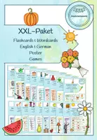 Vorschau - Spiele - XXL-Paket - Flashcards, Poster & Games (Englisch + DaZ) - Deckblatt