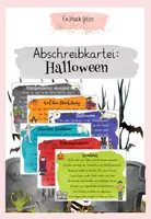 Vorschau - Arbeitsblätter - Abschreibkartei plus: Halloween - Deckblatt