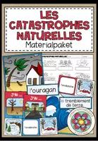 Vorschau - Arbeitsblätter - LES CATASTROPHES NATURELLES (Naturkatastrophen) - Materialpaket (Französisch) - Deckblatt